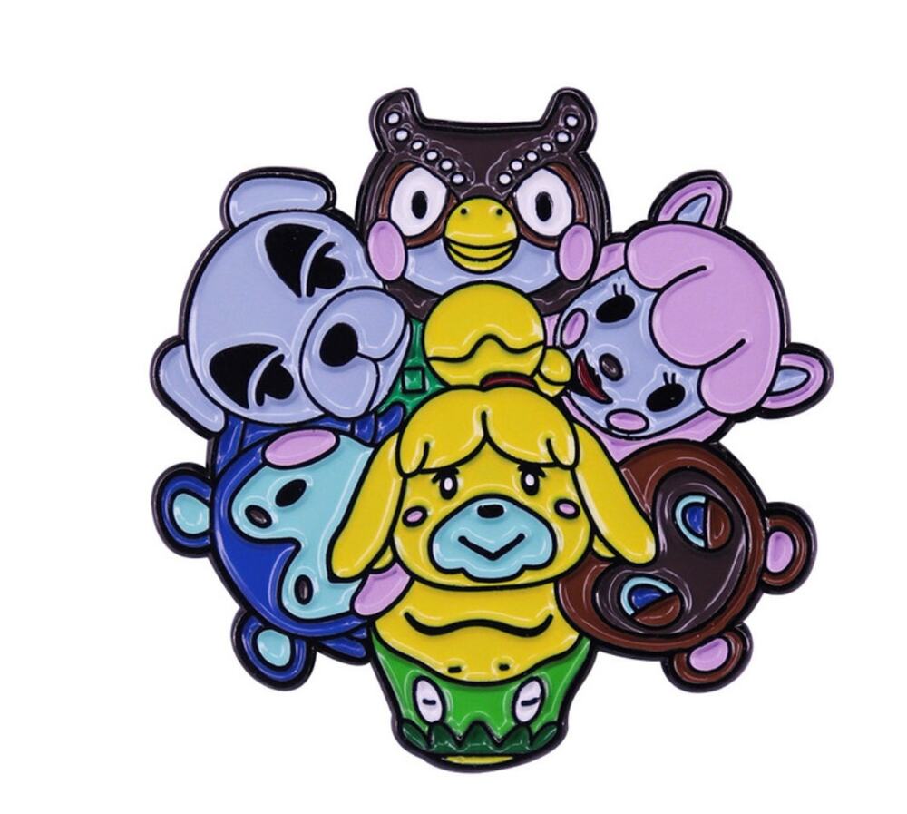 Animal Crossing New Horizons Rainbow House Enamel Pins 119-1
